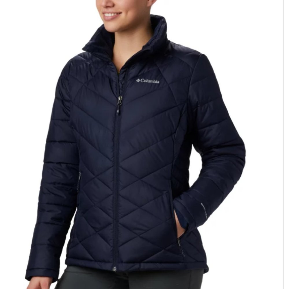 Columbia Heavenly Collared Jacket, Navy, XS